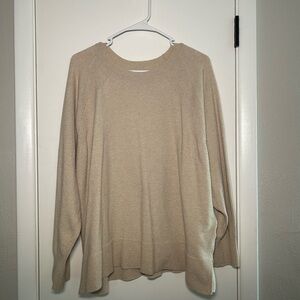 Ava & Viv Light Tan Knit Top